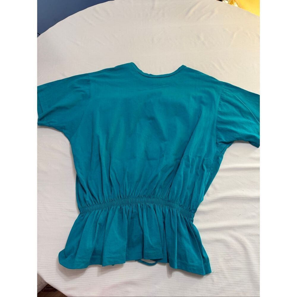 Disney Wear Vintage Drop Shoulder Peplum T-Shirt Size M/L See Measurements - Picture 7 of 8